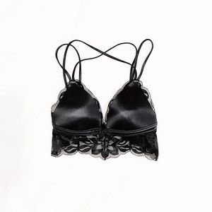 VS Pink Floral Bralette